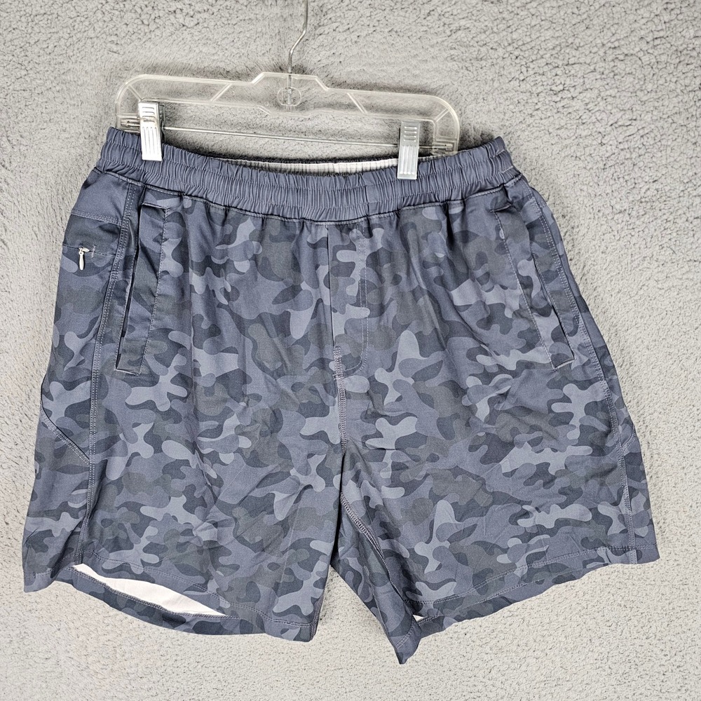 Meripex Apparel Shorts Mens XL Grey Camo Freeballers Lined Athletic Training